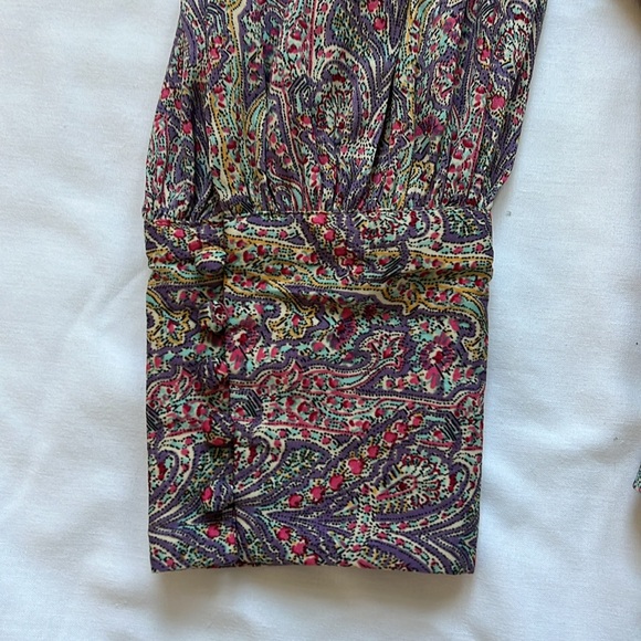 Banana Republic Silky Tie Wrap Blouse - Picture 4 of 7